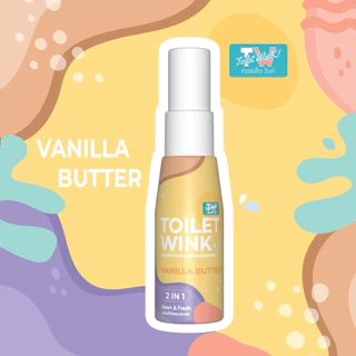 Toilet Wink น้ำยาเช็ดฝารองนั่งสุขภัณฑ์และดับกลิ่น (วนิลาบัตเตอร์ Vanilla Butter)