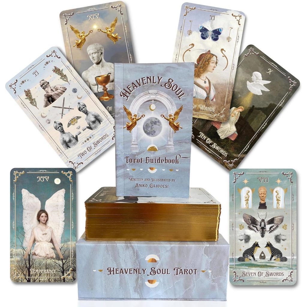 พรีออเดอร์แท้💯 Heavenly Soul Tarot Deck with Guidebook ไพ่ทาโรต์