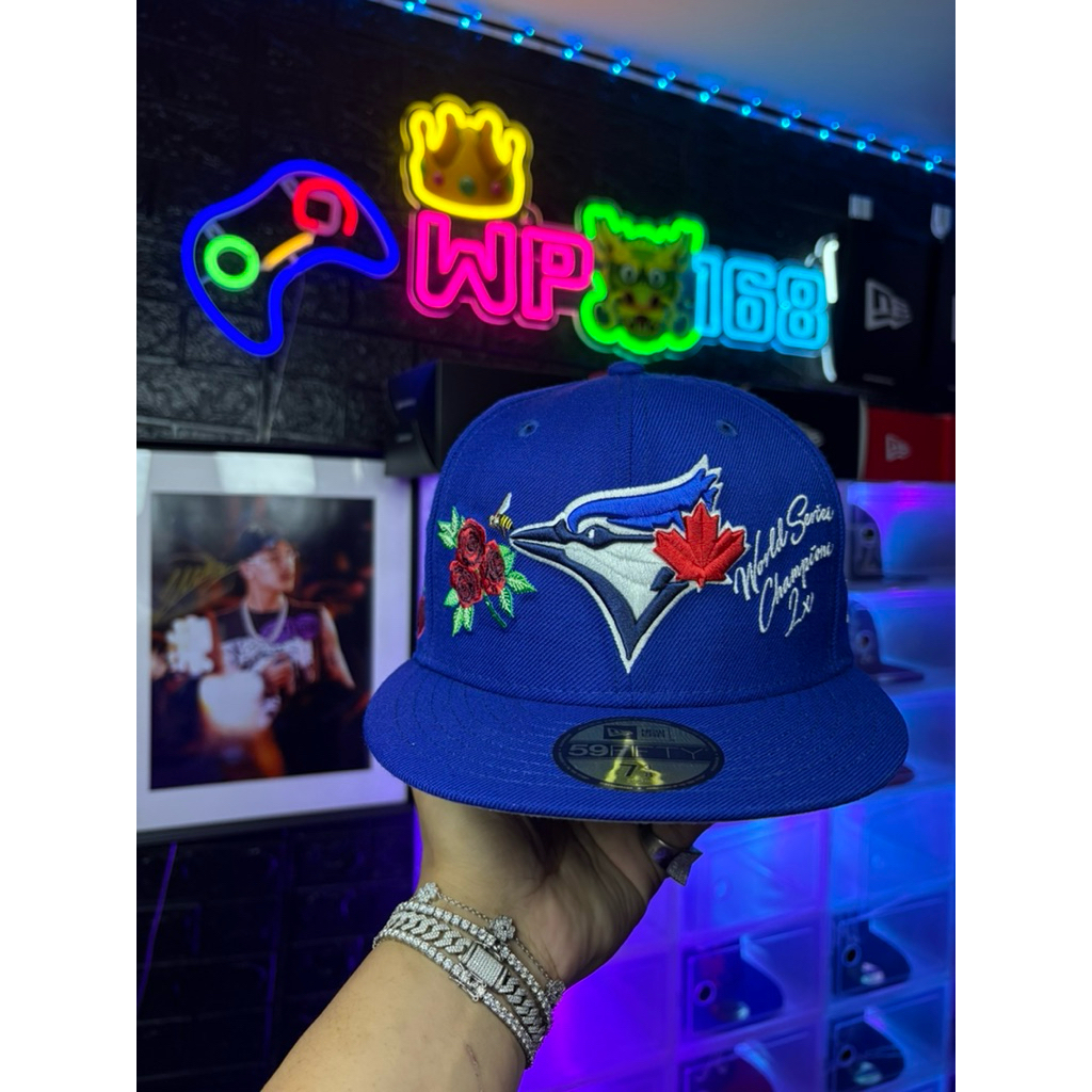 New Era Toronto Blue Jays 59FIFTY Cap Size7 3/8(58.7 cm.)🐧🌹🌺🥇🏆