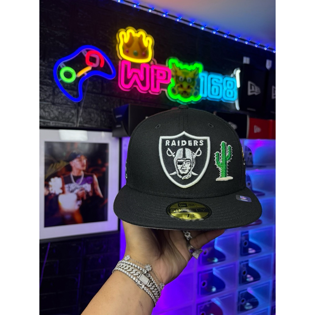 New Era Las Vegas Raiders 59FIFTY Cap Size7 3/8(58.7 cm.)🌵🏈☠️🚕