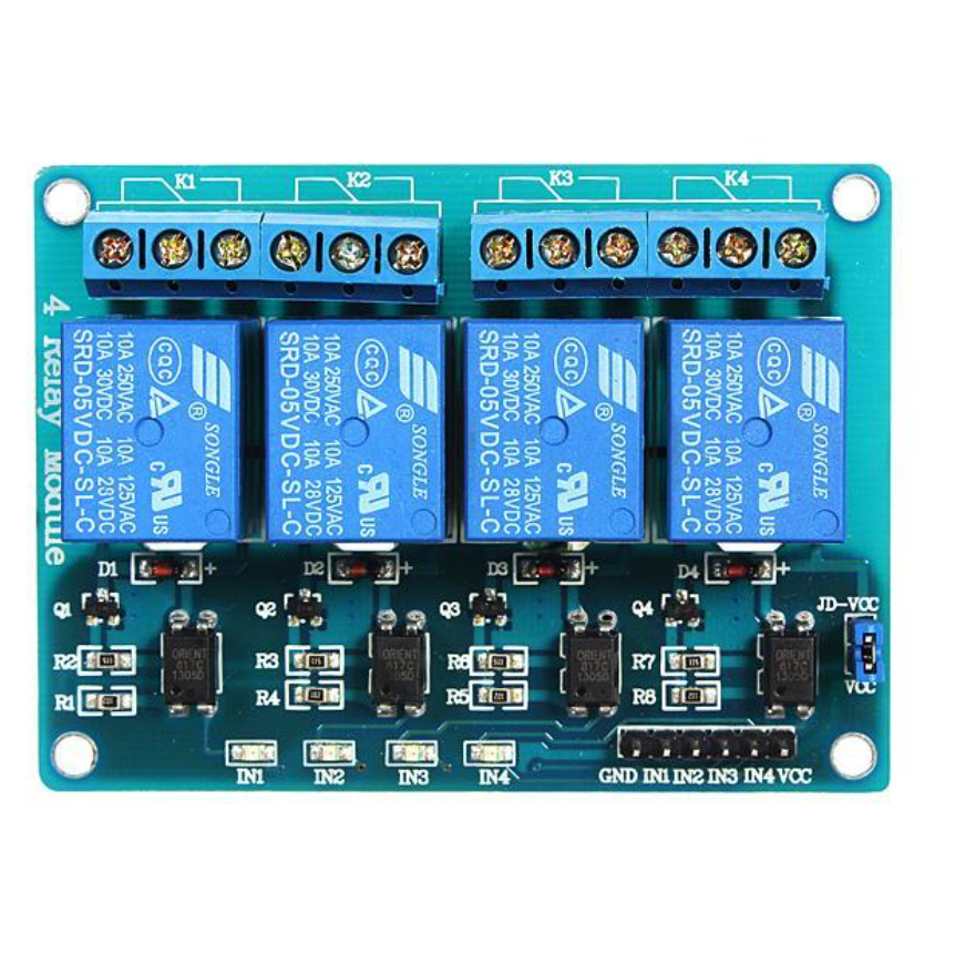 4 Channel Relay Module 5V, 10A