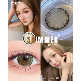 แฟชั่น สายตา 50-1000 บิ๊กอาย ท ต ด Shimmer lovely คอนแทคเลนส์ ถนอมดวงตา "สินค้าถ่ายจากเลนส์จริง"