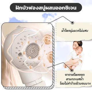 ชุดฝักบัวเด็ก หัวฝักบัวอาบน้ําเด็ก ฝักบัวอาบน้ำ พร้อมสายน้ำ 1.5ม และขาตั้งไม่ต้องเจาะ ประหยัดน้ำ ปรับได้ 2 ระดับ