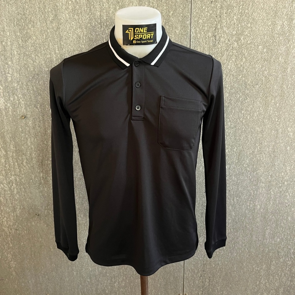 เสื้อโปโลกีฬา EGO SPORT สีดำ