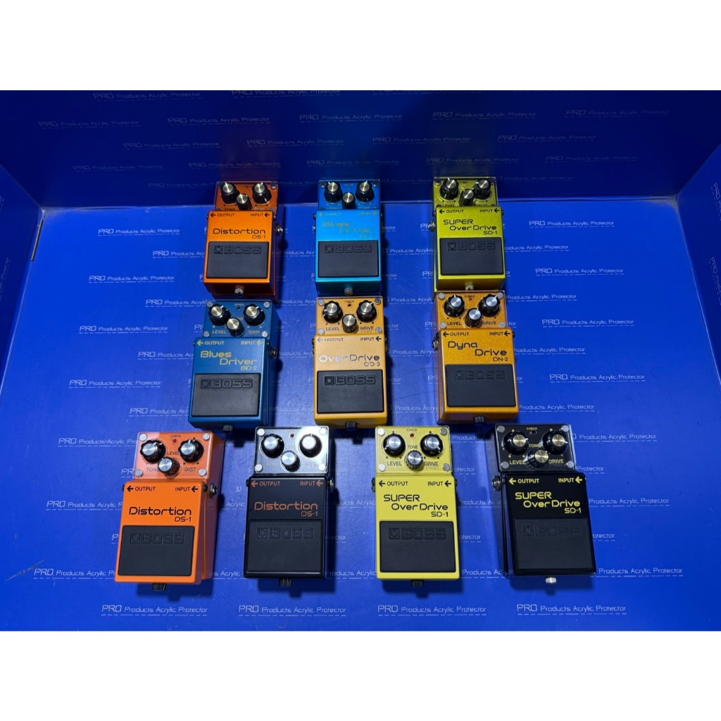 แผ่นอะคริลิค BOSS Effect (3 Knob)