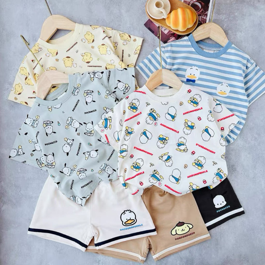 เสื้อเด็ก,กางเกงเด็ก 𝐟𝐮𝐭𝐚𝐟𝐮𝐭𝐚 𝐗 𝐒𝐚𝐧𝐫𝐢𝐨 90-130cm