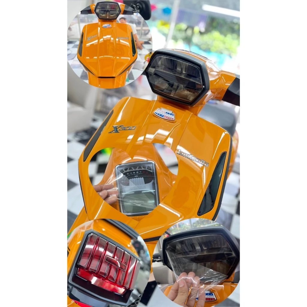 Lambretta X300 ฟิล์มกันรอยชุดไฟ thumbnail 4