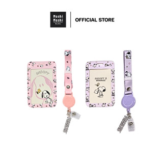 Moshi Moshi สายคล้องบัตร ป้ายใส่การ์ด ลาย Snoopy ลิขสิทธิ์แท…