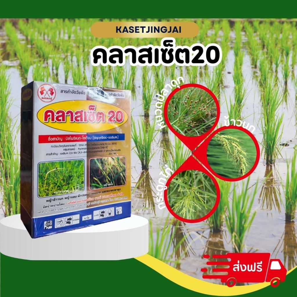 คลาสเซ็ต 20 (บิสไพริแบก-โซเดียม) วัชพืชใบแคบใบกว้างและกก
