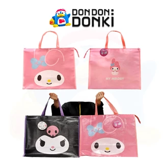 [กระเป๋าช้อปปิ้งสุดคิ้วท์จากซานริโอ ใหญ่สะใจมีซิป] Sanrio Big Shopping Bag (size 51x40x21.5 cm)