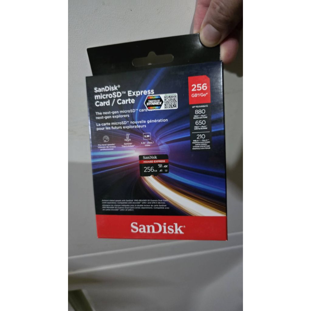 มือ 1 -  Sandisk Express Micro SD 256GB  [Synex แท้ 100%] Support Nintendo switch