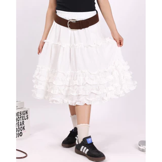 Marchroom.bkk - Cloudy skirt (white) สินค้าพรีออเดอร์