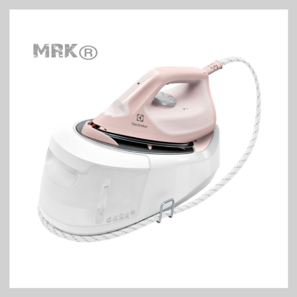 Electrolux E6SS1-40PP เตารดไอน้าแบบแยกหม้อต้ม 1.2 ลิตร 2400 วัตต์ (สชมพู) แถมฟรี โต้ะรีดผ้า
