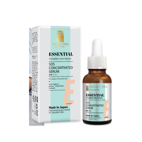 TARGET PRO by watsons Essential​ SOS Concentrate​d Serum​ 30​ ml. ซีรั่ม​บำรุง​เสริมเกราะป้องกัน ฟื้
