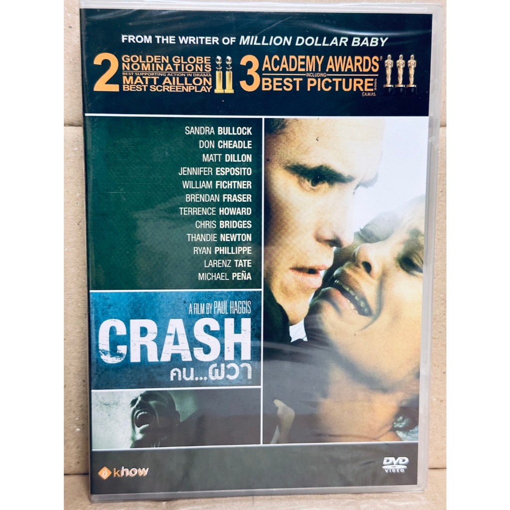 DVD : Crash (2004) คน...ผวา " Sandra Bullock, Don Cheadle, Matt Dillon " A Film by Paul Haggis "