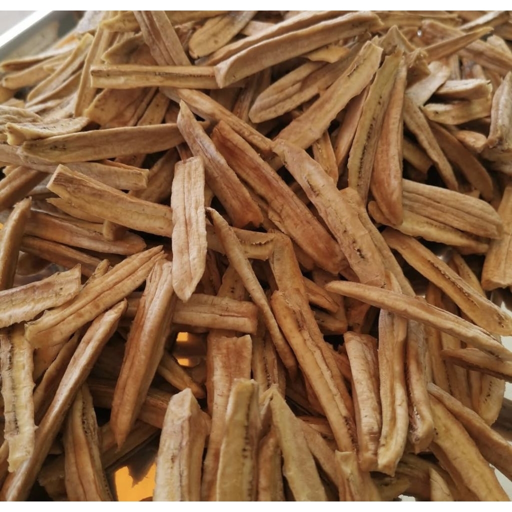 กล้วยสติ้ก หวานน้อยธรรมชาติ dried banana (ใช้กล้วยไม่สุกงอม) ซองละ80กรัม
