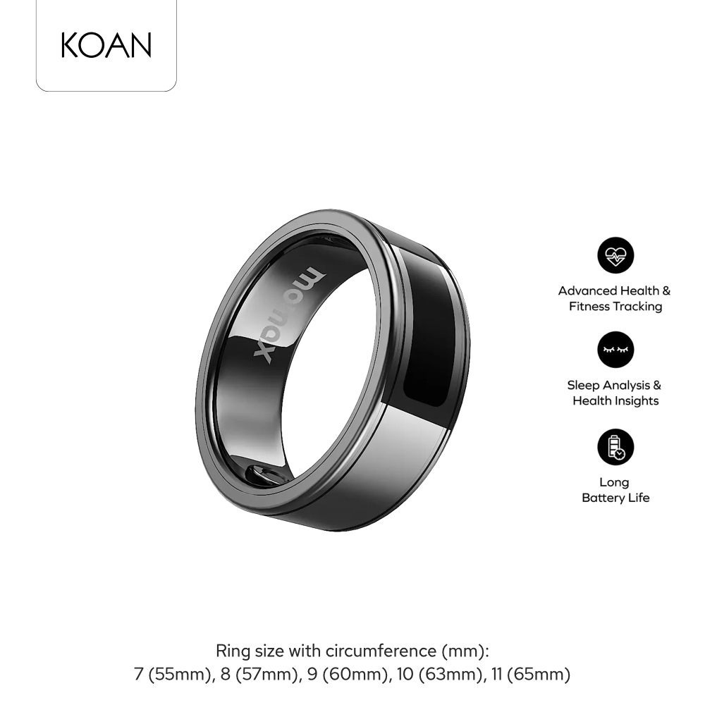 MOMAX แหวนอัจฉริยะ 1-Sense Smart Ring ติดตามสุขภาพ หัวใจ กีฬา และการนอน
