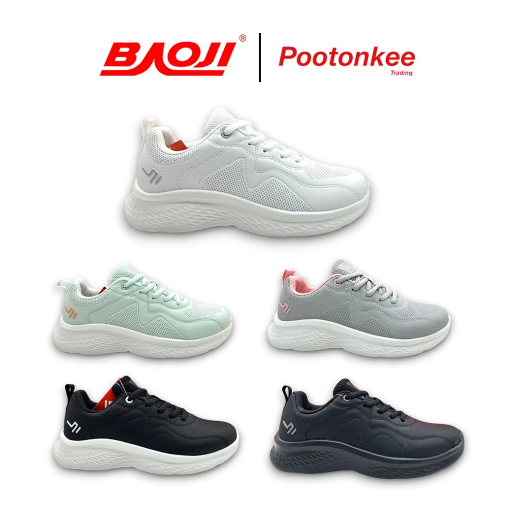 BAOJI บาโอจิ  รุ่น BJW 1064 รองเท้าผ้าใบ รองเท้าไลฟ์สไตล์ผู้หญิง