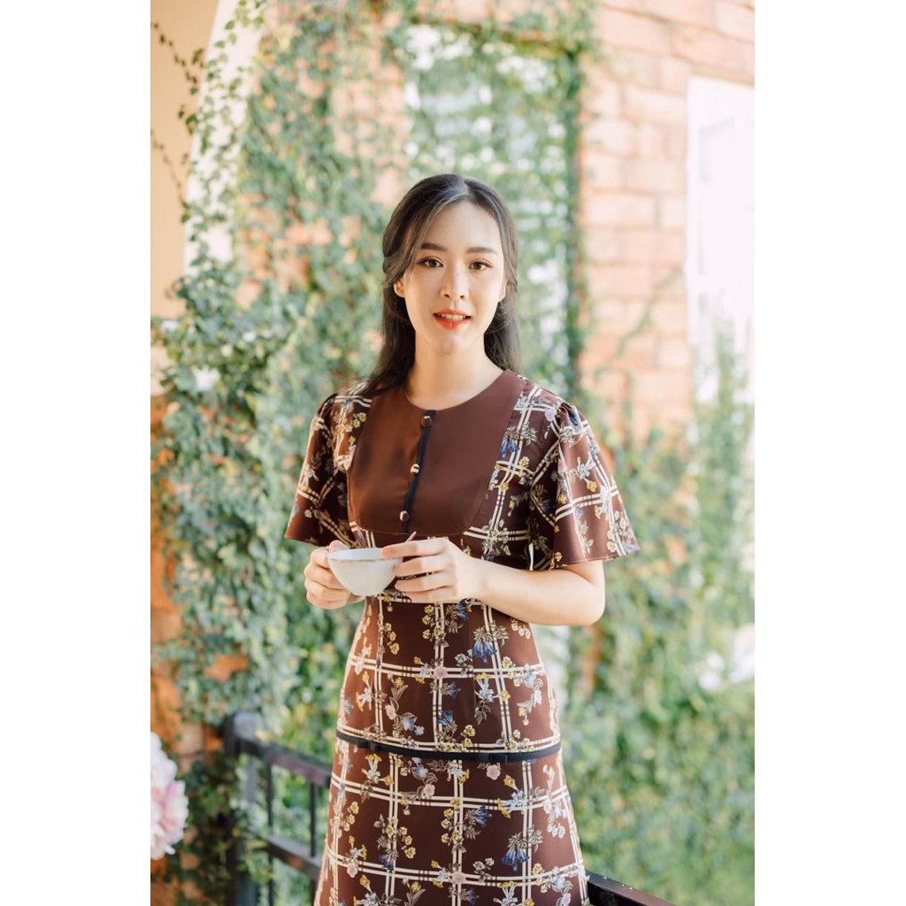 เดรส PYN สีสวยวินเทจ