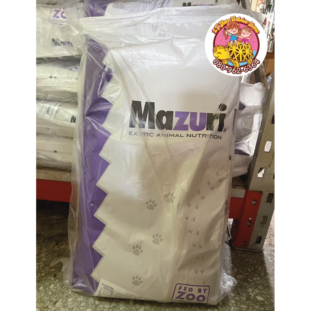 Mazuri Tortoise Diet มาซูริ 5E5L สูตรใหม่ อาหารเม็ดเต่าบก แบบกระสอบ ขนาด 11 กิโลกรัม