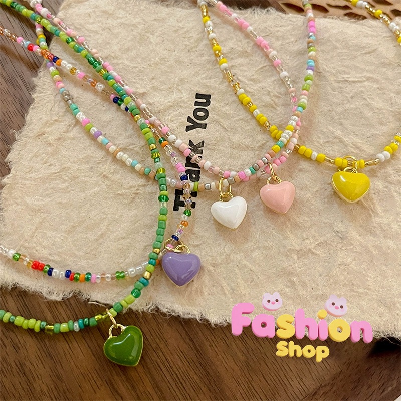 สร้อยคอ necklace สไตล์เกาหลี สำหรับผู้หญิง y2k💫 ins ลูกปัด dopamine น่ารัก🫧 ส่งเร็ว