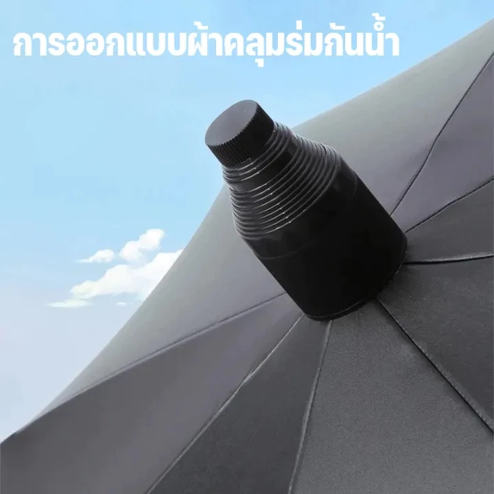 ร่มกอล์ฟ เส้นผ่าน 125/150cm อัตโนมัติ กันแดด-กันฝน มีเคส thumbnail 8