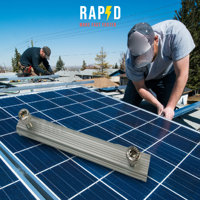 สินค้าคุณภาพ ส่งไว 52214 Rail splice ตัวต่อรางโซล่าเซลล์อุปกรณ์โซลาเซลล์ (ราคาต่