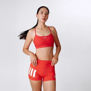 EVERYWEAR - SEAMLESS BUTT HUGGERS SHORTS (2.5 INCH - RED)