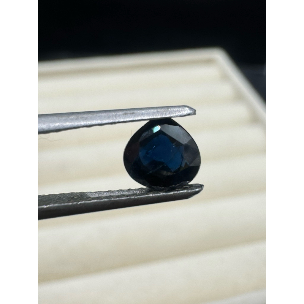 Natural Kashmiri Dark Blue Sapphire Drop,oval Cut Loose Gemstone Certified 0.8,0.65,0.5 Ct
