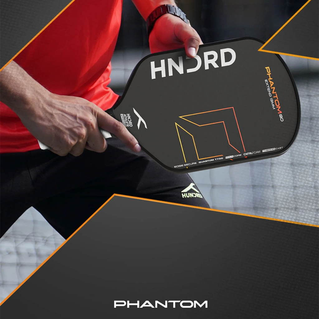 HUNDRED PHANTOM 80 PICKLEBALL PADDLE ไม้พิคเคิลบอล รุ่น HPRX-4M167 ฟรีซอง