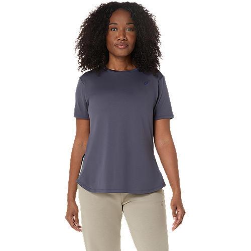 ASICS :  2032D267.500 FLEX STRETCH SHORT SLEEVE TOP WOMEN เสื้อคอกลมผู้หญิง ของแท้