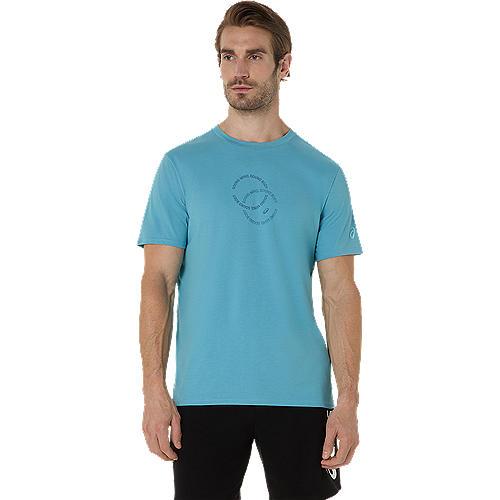 ASICS :  2031F150.400 ASICS GRAPHIC TEE MEN เสื้อคอกลมผู้ชาย ของแท้