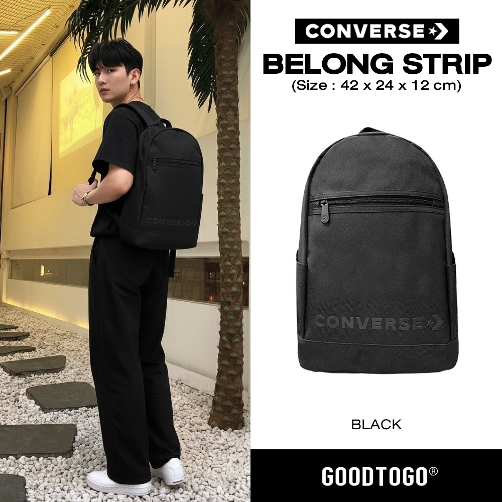 CONVERSE กระเป๋าเป้ กระเป๋าสะพายหลัง BELONG STRIP รุ่น 1261799ACOBKXX