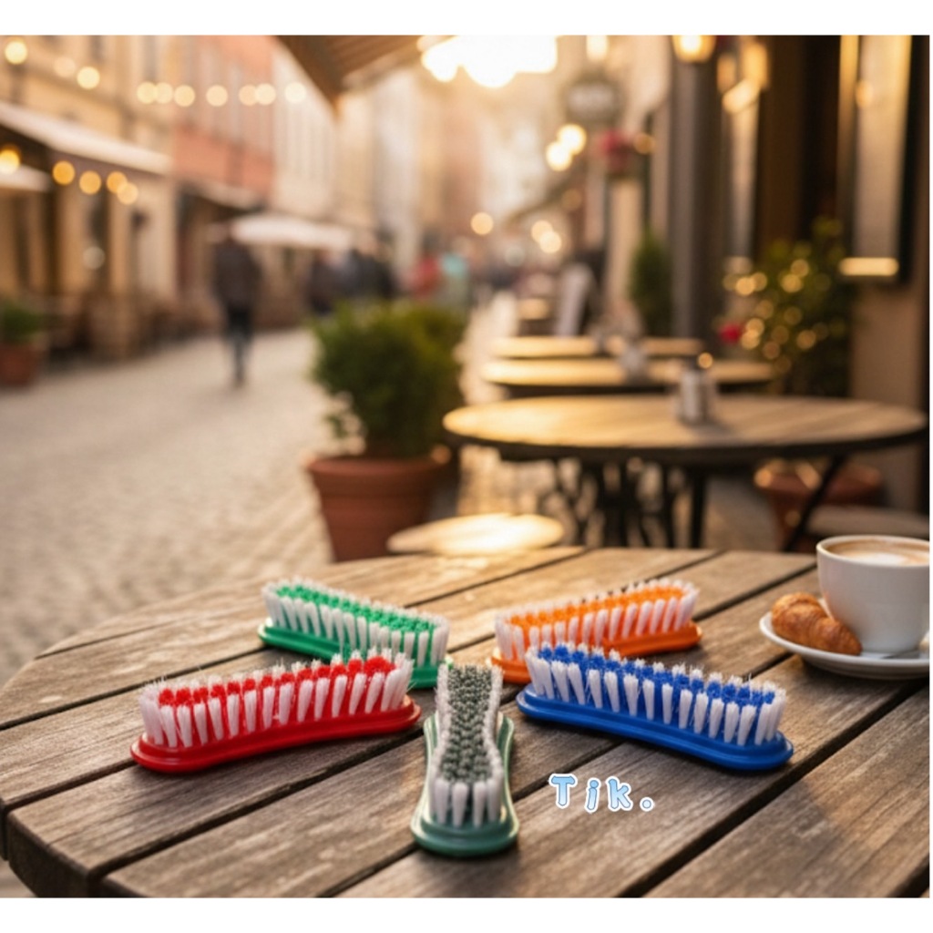 แปรงซักผ้า แปรงขัดพื้น ตราสมอ รุ่นเรนโบว์ 1อัน ทนทาน