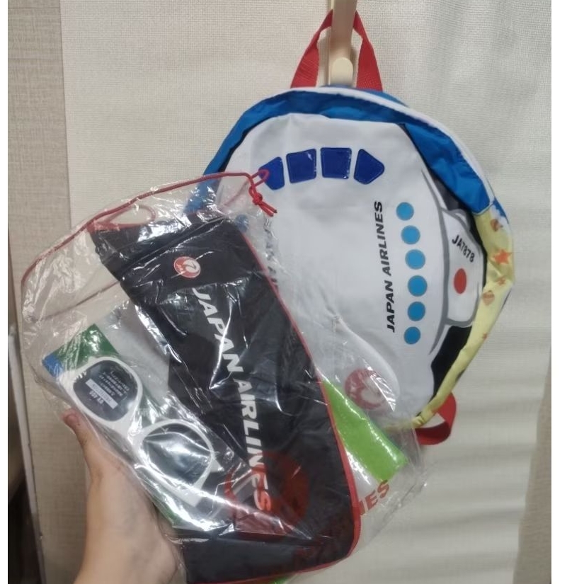 ใหม่ ของพรีเมี่ยม❤️เซ็ตกระเป๋าเป้ เด็กของพรีเมี่ยม จาก Japan Airline