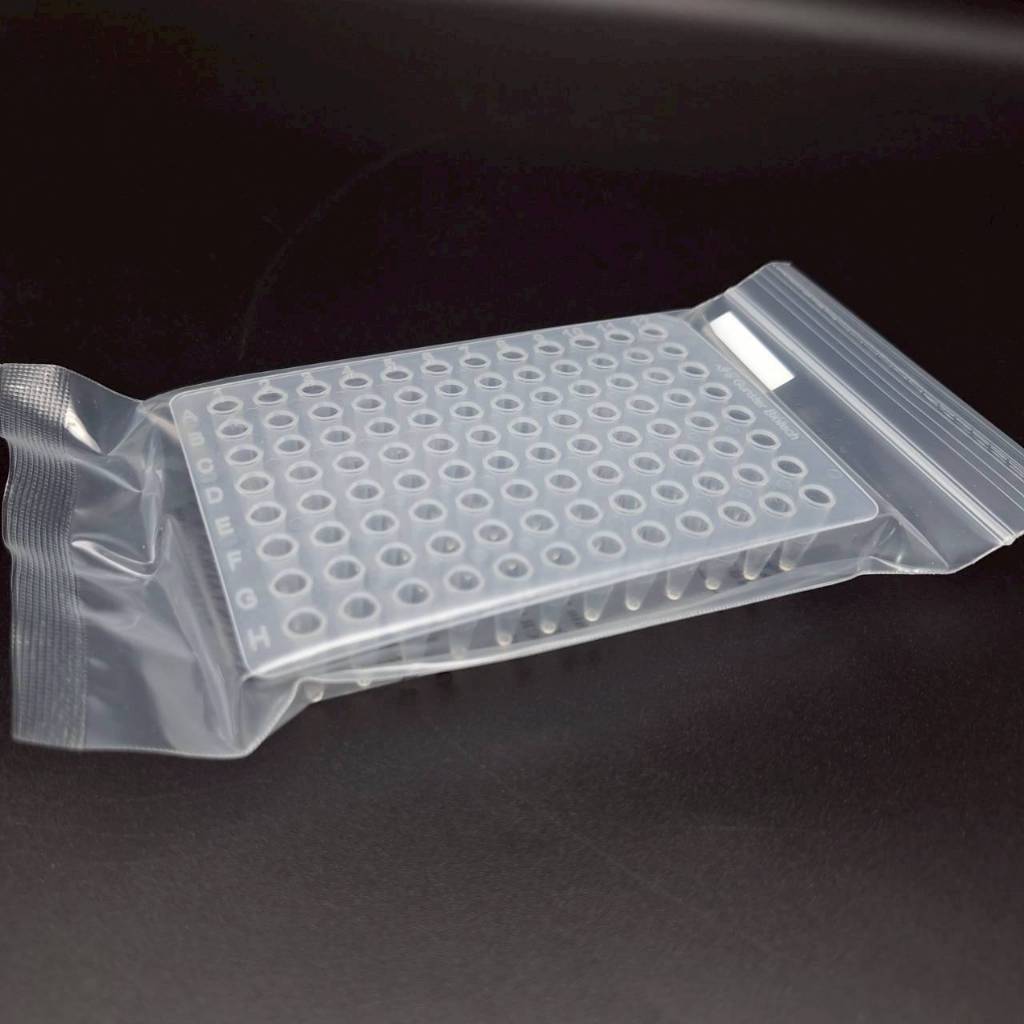 0.2ml PCR 96 Well Plate (์Non-skirt) ,จานหลุมพลาสติก 96 ช่อง ขนาด 0.2 มล. (50ชิ้น/กล่อง)