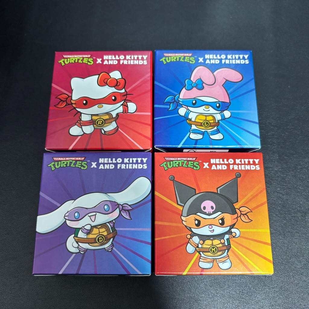 ของเล่นยกSet 4 แบบ HappyMeal TMNT x Hello Kitty® and Friends [ร้านToyGame888]