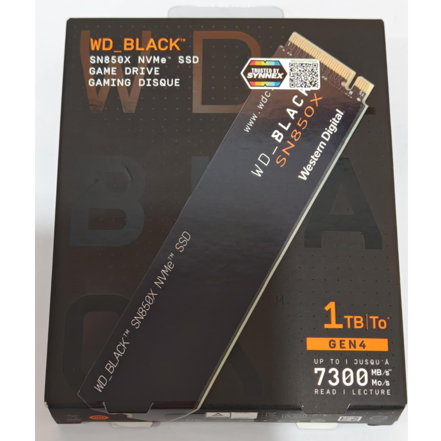 (มือ 1) SSD WD BLACK SN850X NVME M.2 2280 1TB