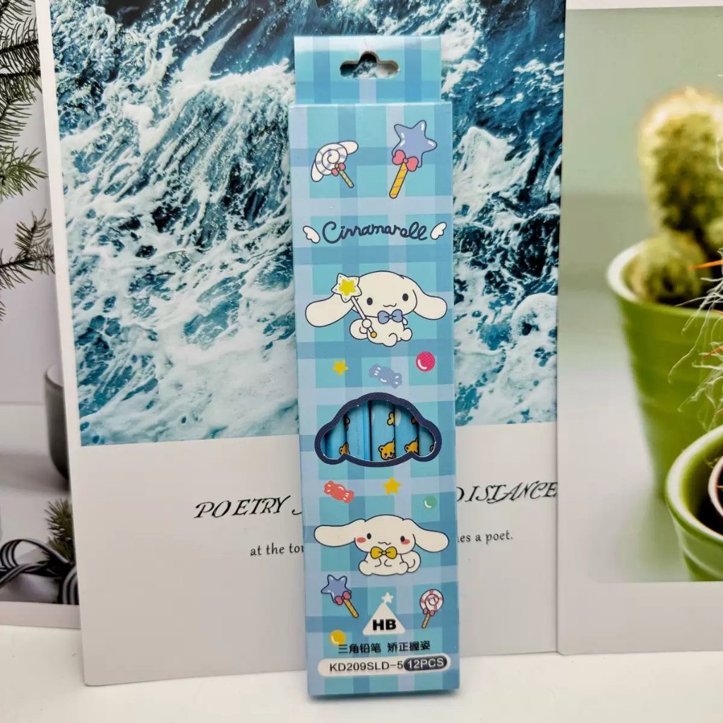 ดินสอไม้ ดินสอแท่ง 1กล่อง12แท่ง HB ลายการ์ตูนมีให้เลือกเยอะมาก น่ารักเหมาะกับน้องๆหนู - รูปที่ 4
