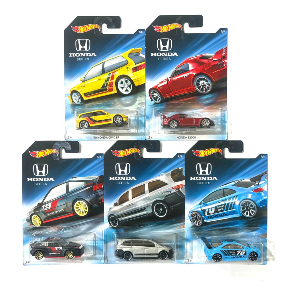 Hot Wheels | HONDA S2000 | HONDA ODYSSEY | ‘90 HONDA CIVIC  EF | HONDA CIVIC SI | 1985 HONDA CRX ~ HONDA SERIES‼️แพคยับ
