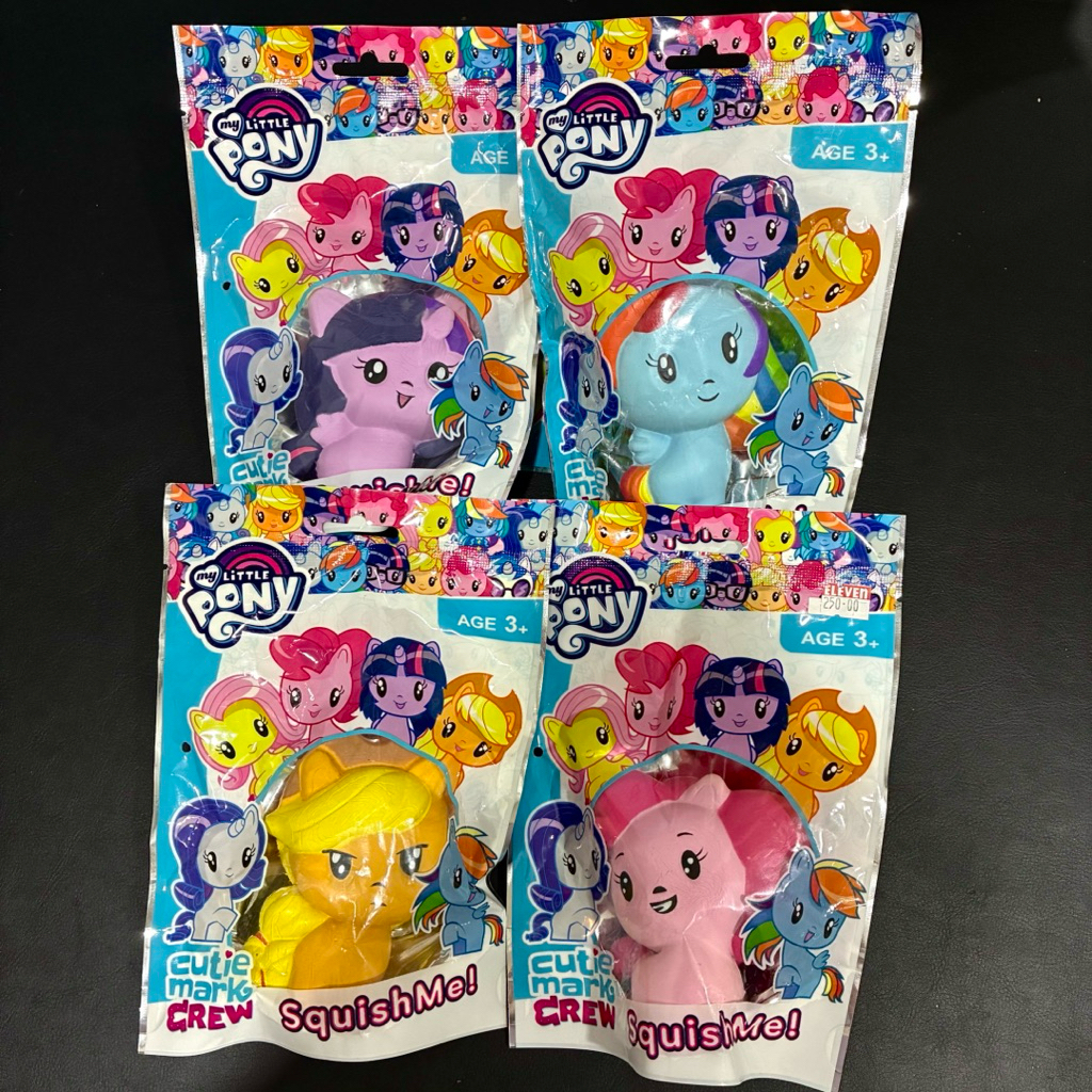 (ของแท้ 100%) สกุชชี่ My Little Pony เนื้อนุ่มสโลว์ทุกชิ้น