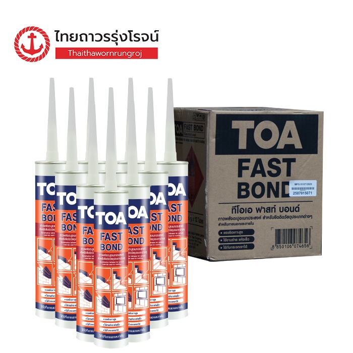 TOA ฟาสบอนด์ กาวตะปู ขนาด 320ml. [ยกลัง 12หลอด] TTR Store