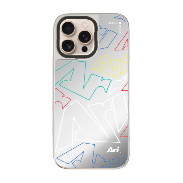 CaseClub เคสไอโฟน เคสกระจก ลาย ARI Energy Mode สำหรับ i17 Pro Max/i17 Pro/i17 Air/i17