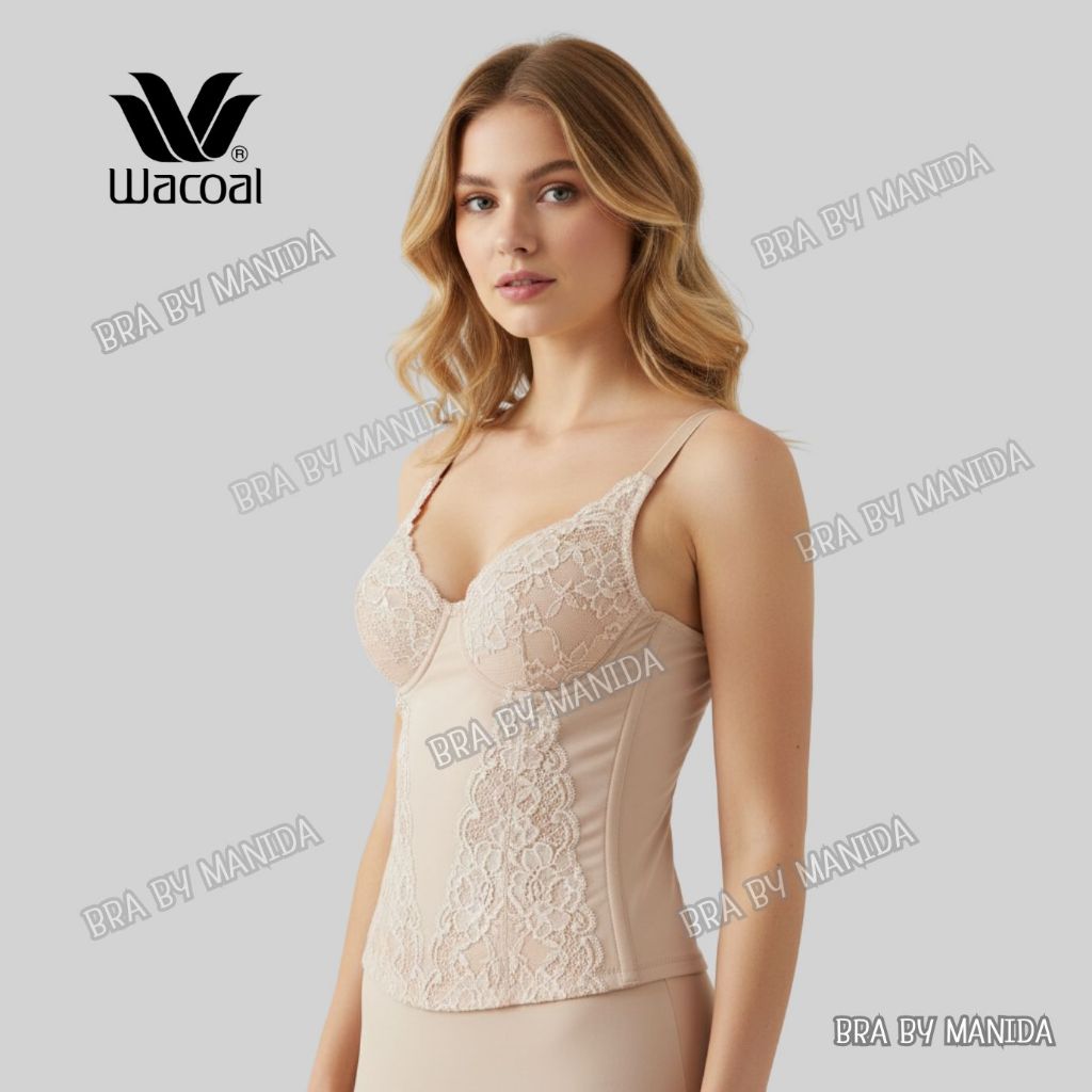 Wacoal  วาโก้ WB7621 /  WB7625  เสื้อชั้นในกระชับสัดส่วน ฟองน้ำบาง ไม่ดันทรง