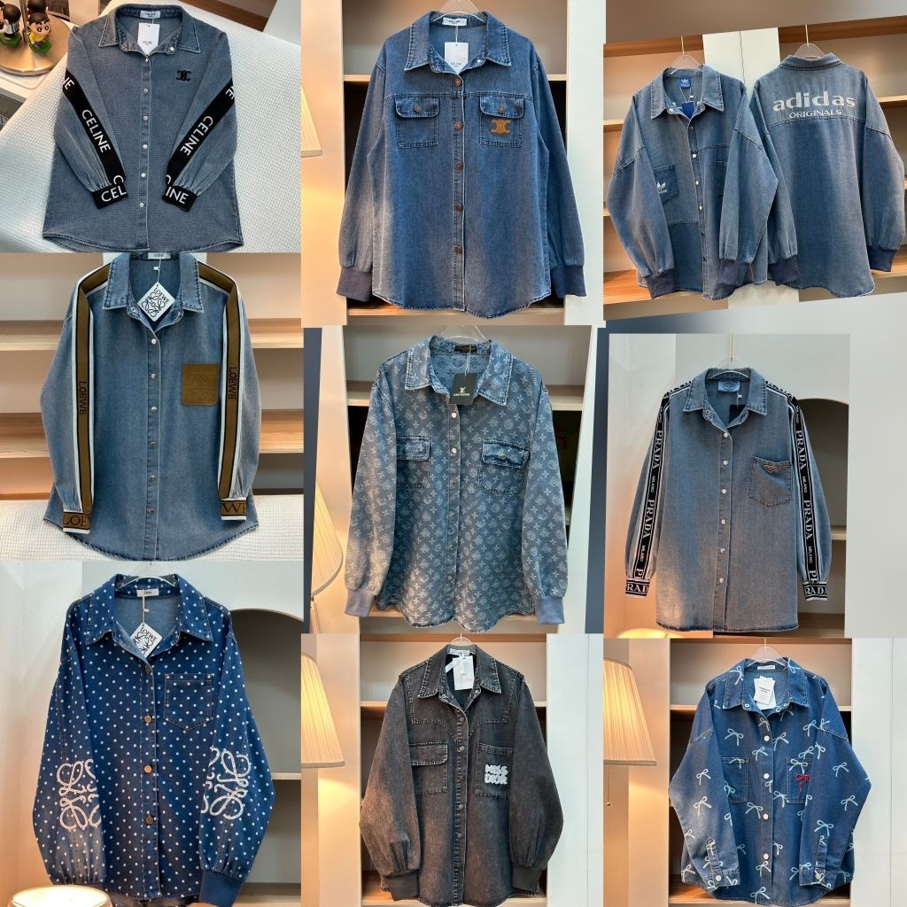 เสื้อเชิ้ตยีน ผ้านิ่มงานสวยปัก (มีลายเยอะมากๆ)