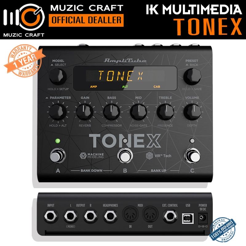 IK Multimedia TONEX *ของแท้รับประกัน 1ปี* Guitar Modelling Multi-Effect Pedal, เอฟเฟคกีต้าร์