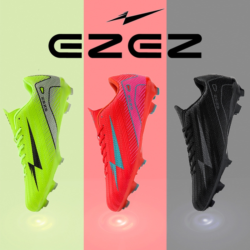 Ezez Typhoon Pro รองเท้าสตั๊ด สตั๊ด ฟุตบอล หุ้มข้อ สนามหญ้า เหมาะกับเล่นฟุตบอลกลางแจ้ง สําหรับผู้ชาย