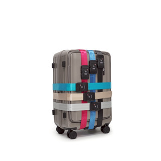 HQ LUGGAGE สายรัดกระเป๋าเดินทาง ผ้าไนลอน มีระบบล็อค 3 รหัส ม…