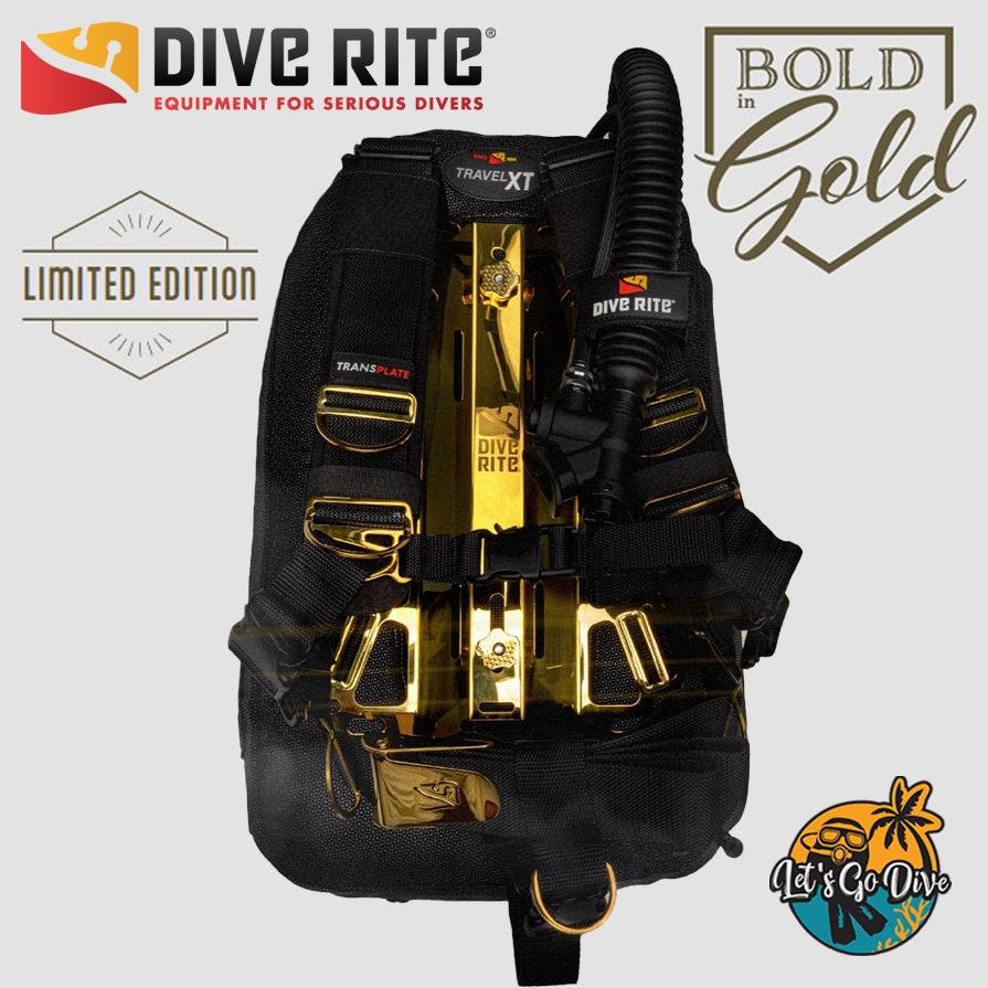 DIVE RITE - BOLD in GOLD FXT - Gold x Black Limited Edition BCD - Full SuperFablic อุปกรณ์ดำน้ำSCUBA