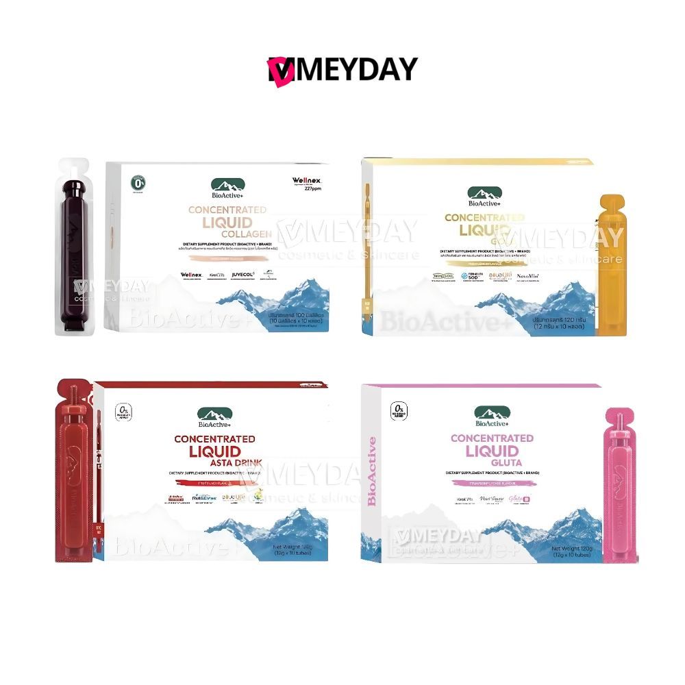 BioActive Concentrated Liquid Collagen คอนเซินเทรทิด ลิควิด คอลลาเจน ผลิตภัณฑ์เสริมอาหารไบโอแอคทีฟพลัส คอลลาเจนดรอปดริ้ง